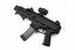Powiększony lejek magazynka do pistoletu maszynowego CZ Scorpion EVO - Czarny - SI-CEVO-MAGWELL - Strike Industries - 7