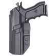 IWB Holster, Compatibility : IWI Jericho 941 PSL9 - M size polymer frame, Manufacturer : Concealment Express, Material : Kydex, Color : Black - 2