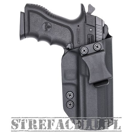 IWB Holster, Compatibility : IWI Jericho 941 PSL9 - M size polymer frame, Manufacturer : Concealment Express, Material : Kydex, Color : Black