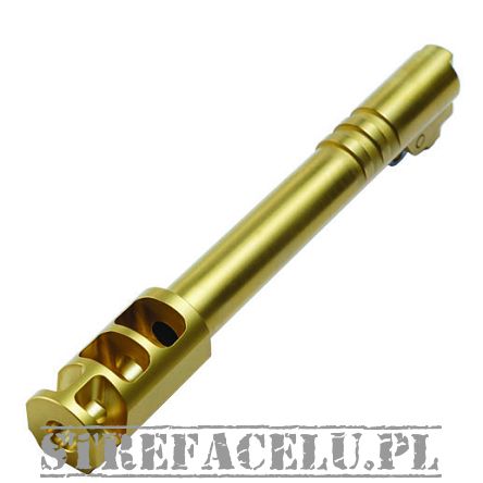 Lufa BUL 5`` One-Piece Compensated Barrel Ramped Gold Titanium Coating 9mm #40217