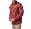 Men's Shirt, Manufacturer : 5.11, Model : Gunner Plaid Long Sleeve Shirt, Color : Red Brbn Plaid - 2