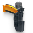 Hip Panel For OWB Holsters, Manufacturer : Concealment Express, Model : Competition Belt Drop Kit, Color : Carbon - 7