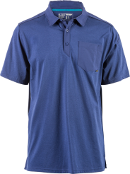 Men's Polo, Manufacturer : 5.11, Model : Axis Short Sleeve Polo, Color : Blueprint