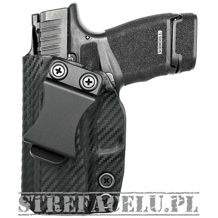 IWB Holster, Compatibility :Springfield H11 (Hellcat) with optic, Manufacturer : Concealment Express, Material : Kydex, For Persons : Left Handed, Finish : Carbon