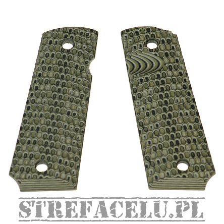 BUL 1911 GK2 Green G10 grips FS #30033