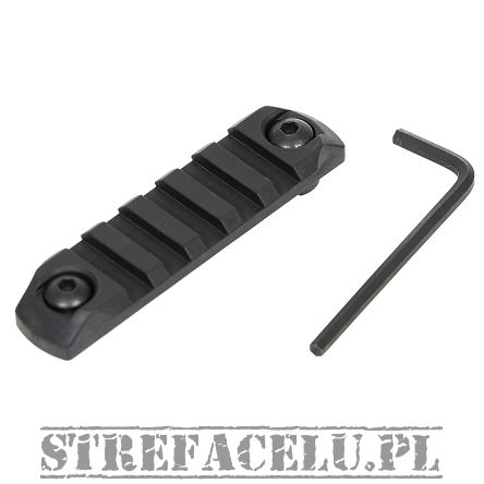 BCM (Bravo Company) 3 inch Picatinny Rail Section, Nylon - M-LOK