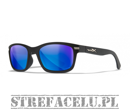 Okulary WileyX Helix Captivate Polarized Blue Mirror / Matte Black Frame