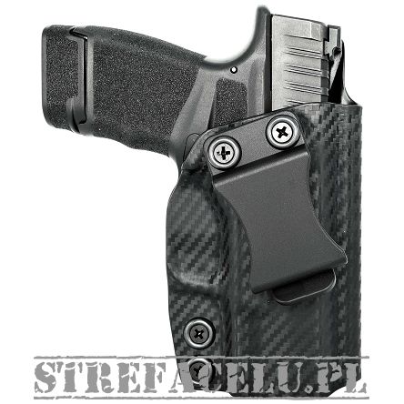 IWB Holster, Compatibility :Springfield H11 (Hellcat) with optic, Manufacturer : Concealment Express, Material : Kydex, For Persons : Right Handed, Finish : Carbon