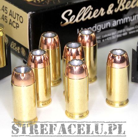 Amunicja JHP 14,90G S&B 45 AUTO // .45 ACP