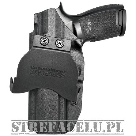 OWB Holster, Compatibility : Sig Sauer P320 Full Size, Manufacturer : Concealment Express, Material : Kydex, Color : Black