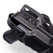 Kabura zewnętrzna prawa Level 2 Mid Rise do Glock 17, kydex, kolor: Carbon - 4