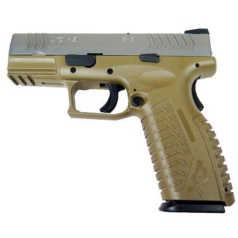 Pistol XDM-9 3,8 silver // brown