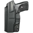 IWB Holster, Compatibility : Ruger LC9/LC9s/LC380/EC9s, Manufacturer : Concealment Express, Material : Kydex, For Persons : Right Handed, Finish : Carbon - 2