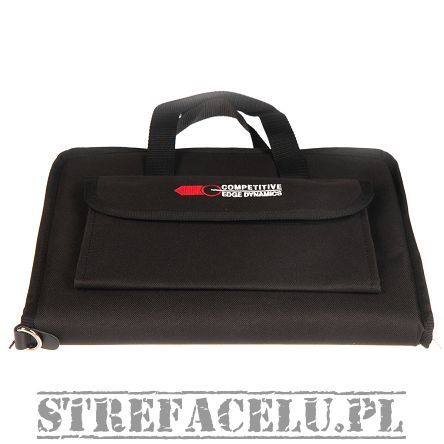 Saszetka duża czarna na pistolet i mag. - CED#1400 Large Bag (Scoped) Black