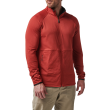 Bluza 5.11 STRATOS FULL ZIP, kolor: RED BOURBON - 2