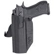 OWB Holster, Compatibility : IWI Jericho 941 PSL9 steel frame - FS, Manufacturer : Concealment Express, Material : Kydex, Color : Black - 2