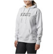 Women's Hoodie, Manufacturer : 5.11, Model : Women's Topo Logo Legacy Hoodie, Color : Heather Grey - 2