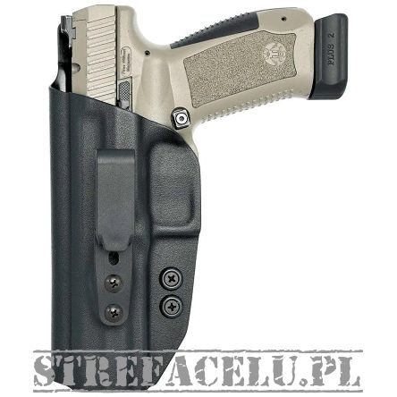 Kabura wewnętrzna lewa do pistoletu Canik TP9SFX, LH IWB kydex, kolor: czarny
