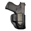 Leather Holster, Manufacturer : Falco Holsters (Slovakia), Type : 2in1 - IWB + OWB, Model : AM02-2329, Hand : Right, Color : Black - 2