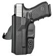 OWB Holster, Compatibility : Glock 17/19/22/23/26/27/31/32/33/34/45, Manufacturer : Concealment Express, Material : Kydex, For Persons : Left Handed, Color : Black - 2