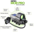 Meprolight MOR IR/Green Laser (M&P) 2.2 MOA, Picatinny QD - 13
