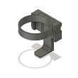 Magnetic holder for 60mm silencer - SILENCERHOLDER - Black - 5