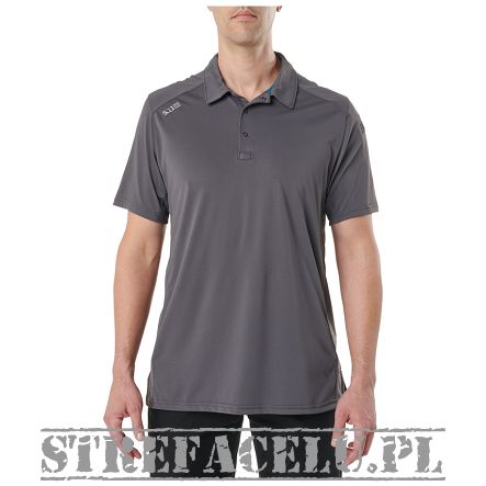 Men's Polo, Manufacturer : 5.11, Model : Paramount Short Sleeve Polo, Color : Flint