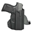 OWB Holster, Compatibility : Sig Sauer P365 with Lima, Manufacturer : Concealment Express, Material : Kydex, For Persons : Right Handed, Finish : Carbon - 2
