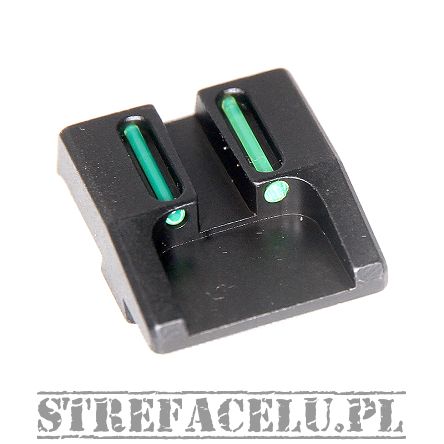 Fiber optic rear sight for XDM