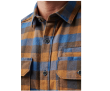 Men's Shirt, Manufacturer : 5.11, Model : Lester Long Sleeve Shirt, Color : Pacific Navy Plaid - 4