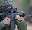 Meprolight M22 Day/Night Tritium Collimator, Target : .3 MOA Tringle Red - 8