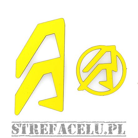 Naklejki do kabur Alpha-X RH - Yellow - Alpha-X RH Color Inlays - Yellow