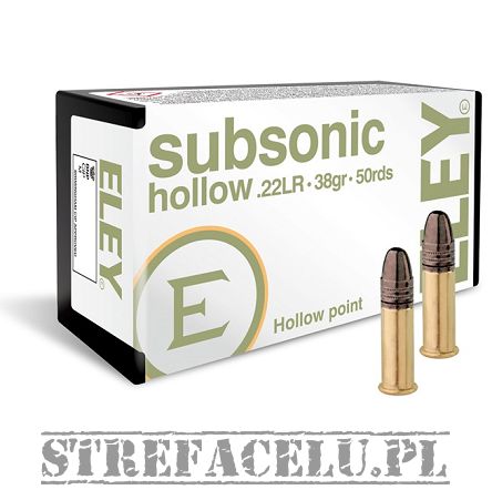 Nabój sportowy ELEY Subsonic Hollow Point // .22LR