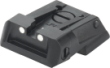 Rear sight adjustable White Dots LPA - Tanfoglio Force, Compact EAA Witness, Jericho;  Combat (12mm)