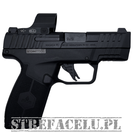 Zestaw Pistolet IWI Masada Slim Optics Ready , 3.4 inch kal. 9x19mm + Kolimator BUL B.A.O