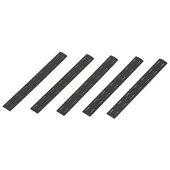 BCM (Bravo Company) MCMR Rail Cover Kit, 5.5-inch BLACK - (5 in set)