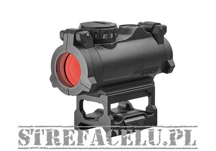 Red Dot Sight, Model : Romeo MSR 1x20mm, Manufacturer : Sig Sauer, Reticle : 2 MOA Red Dot, Color : Black