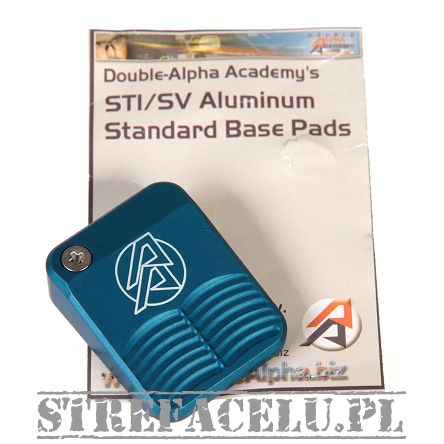 Aluminiowa stopka magazynka niebieska -  DAA - STI/SV
