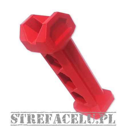 Magnetic holder for long guns - RIFLEHOLDER - Red