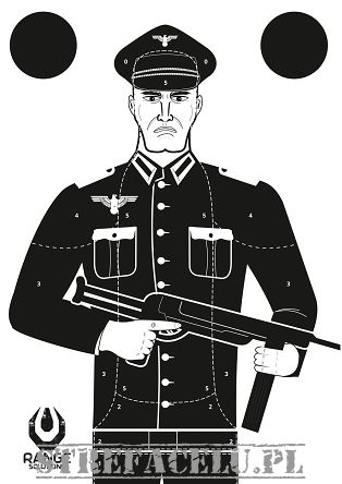 Tarcze Strzeleckie NAZI 50szt Range Solutions