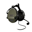 Headphones With Active Noise Canceling + Microphone, Manufacturer : Sordin (Sweden), Model : Supreme Mil CC Neckband, Color : Green - 3