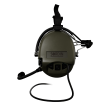 Headphones With Active Noise Canceling + Microphone, Manufacturer : Sordin (Sweden), Model : Supreme Mil CC Neckband, Color : Green - 4