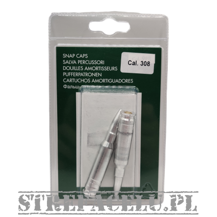 Zbijak aluminiowy srebrny kal. .308 - blister 2szt.