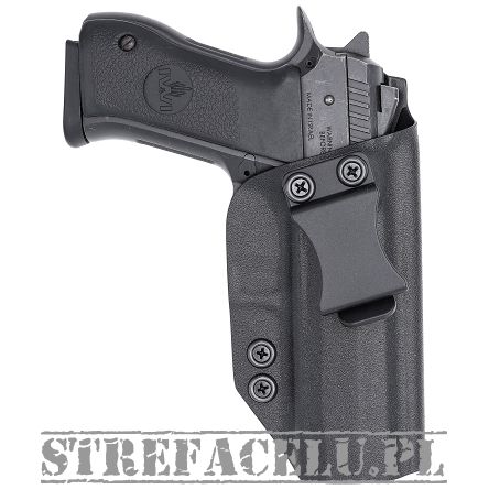 IWB Holster, Compatibility : IWI Jericho 941 PSL9 steel frame (FS), Manufacturer : Concealment Express, Material : Kydex, Color : Black