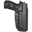 IWB Holster, Compatibility : Sig Sauer P226 with rail, Manufacturer : Concealment Express, Material : Kydex, For Persons : Left Handed, Color : Black - 2