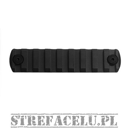 M-Lok 9 notch polymer picatinny rail, black