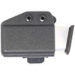 Ładownica na mag. jednorzędowy .45ACP horyzontalna, OWB kydex, kolor: czarny - 2