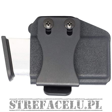 Ładownica na mag. jednorzędowy .45ACP horyzontalna, OWB kydex, kolor: czarny