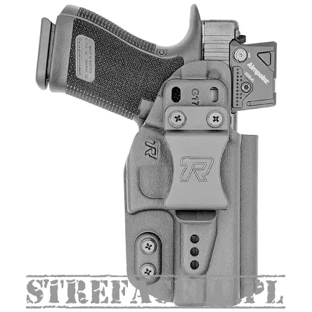 Kabura obustronna IWB/OWB Druid 2.0 do Glock 17/22/31/47/49, kydex, kolor: czarny