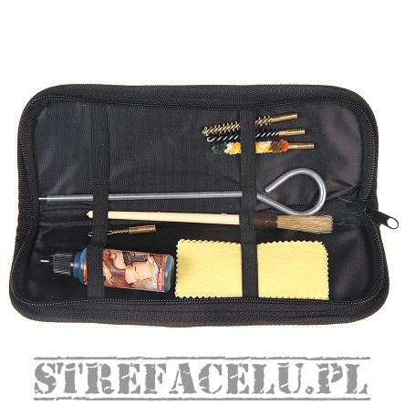 Wycior pistoletowy w futerale - kal. .22 - plus olej, szczoteczki - SC-TP_22